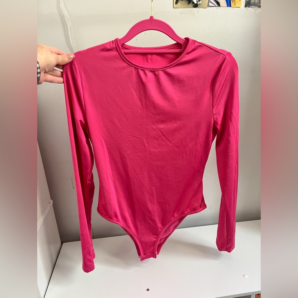Shein Hot Pink Bodysuit